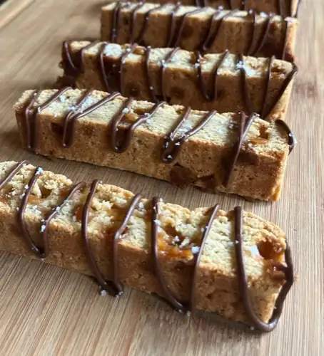 Salted Caramel Biscotti