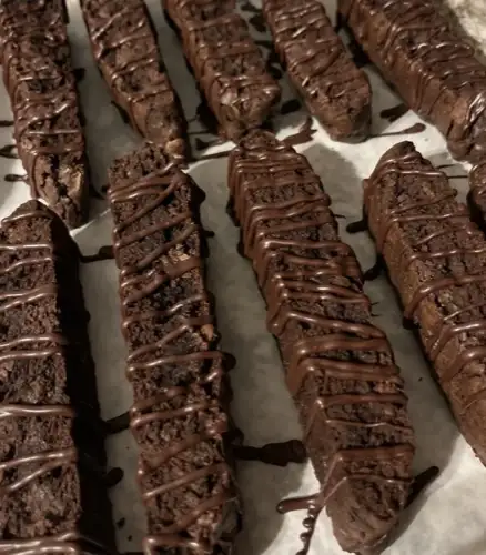 Triple Chocolate Biscotti